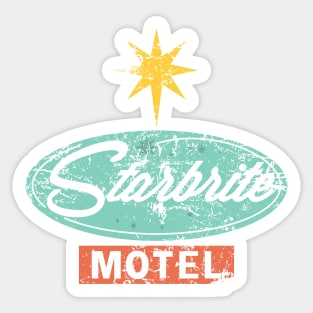 American Gods Starbrite Motel (washed out and weathered) Sticker